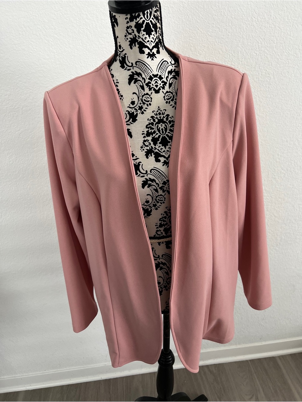 SHEIN SXY Pink Open Front Blazer Jacket 2XL NWT